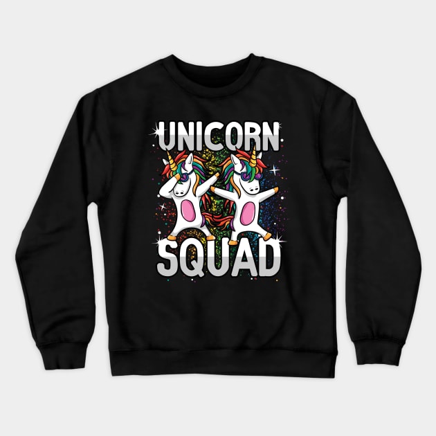 Unicorn Squad Crewneck Sweatshirt by RadStar